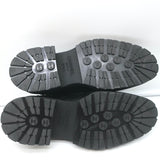 Chanel 23A CC Platform Loafers Black Quilted Leather Size 37.5 C