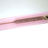 Moschino Bubble Cat Eye Sunglasses Jelly Pink MOS163/S 35JU1 55mm NEW