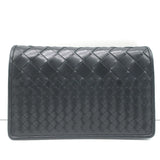 Bottega Veneta Montebello Medium Clutch Black Intrecciato Leather