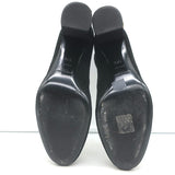 Saint Laurent Loulou Ankle Strap Pumps Black Suede Size 37.5