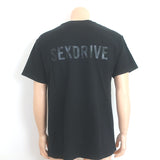 RtA Sexdrive Short Sleeve T-Shirt Black Cotton Size Large