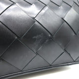 Bottega Veneta Montebello Medium Clutch Black Intrecciato Leather
