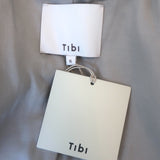 Tibi Cutout Blazer Blue Fluid Suiting Size 6 Two-Button Jacket NEW