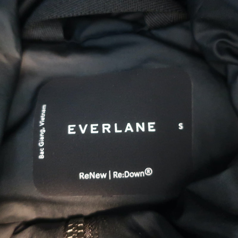 Everlane ReDown Sleeping Bag Down Puffer Coat Black Size Small