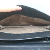 Bottega Veneta Montebello Medium Clutch Black Intrecciato Leather