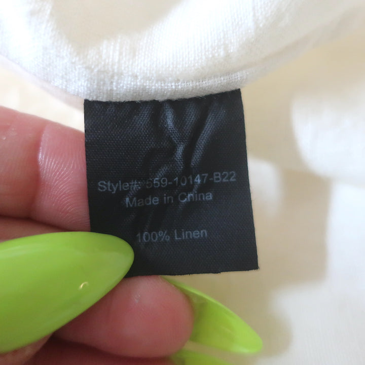 Jenni Kayne Breeze Robe Cream Linen Size Small
