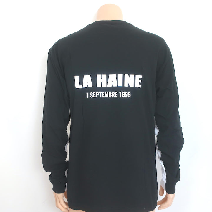 RtA La Haine Two-Tone Long Sleeve Tee White &amp; Black Size Medium