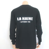 RtA La Haine Two-Tone Long Sleeve Tee White & Black Size Medium