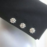 Alice + Olivia Addison Bow Collar Cropped Jacket Black/White Size Extra Small