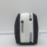 LeSportsac Spectator Rectangular Cosmetic Bag Black Nylon NEW