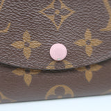 Louis Vuitton Rosalie Monogram Coin Purse Wallet Brown/Rose Ballerine