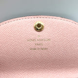 Louis Vuitton Rosalie Monogram Coin Purse Wallet Brown/Rose Ballerine