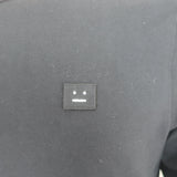 Acne Studios Tage Face Long Sleeve Tee Black Cotton Size Medium