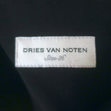 Dries Van Noten Doss Floral-Puckered Jacquard Midi Dress Black Size 36
