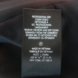 Alice + Olivia Addison Bow Collar Cropped Jacket Black/White Size Extra Small