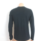 Acne Studios Tage Face Long Sleeve Tee Black Cotton Size Medium