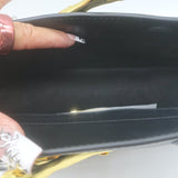 Alexis Bittar The Scissor Clutch Black Leather Chain-Strap Shoulder Bag NEW