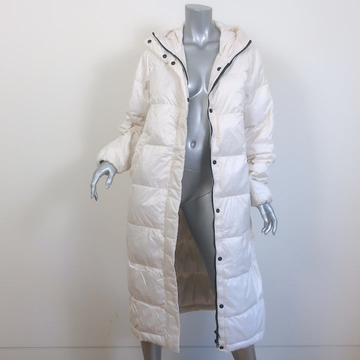 Everlane ReDown Sleeping Bag Down Puffer Coat White Size Small
