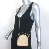 Destree Mini Gunther Passementerie Bag Beige Leather Chain-Strap Crossbody NEW
