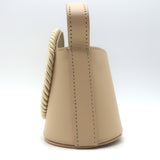 Destree Mini Gunther Passementerie Bag Beige Leather Chain-Strap Crossbody NEW