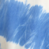 Tory Burch Tory Sport Tie Dye Hoodie Sweatshirt Blue Cotton Size Small