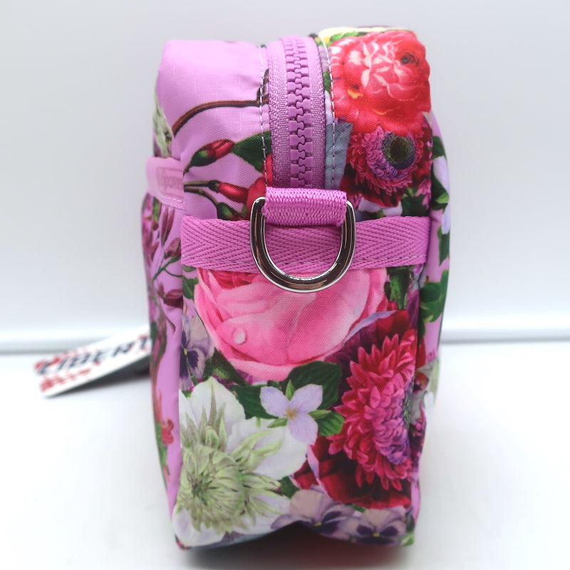 LeSportSac x Libertine Hamish Floral Deluxe Crossbody Bag Pink NEW