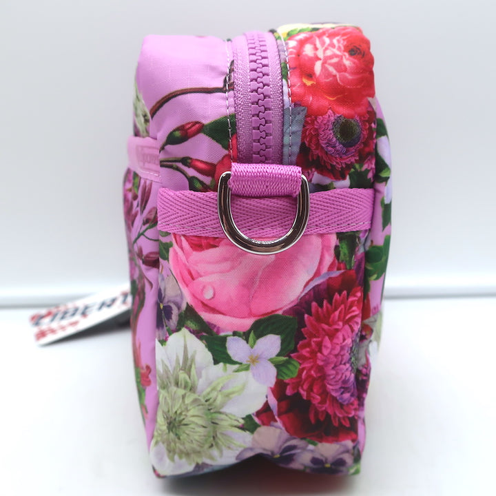 LeSportSac x Libertine Hamish Floral Deluxe Crossbody Bag Pink NEW