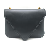Bottega Veneta Mount Chain-Strap Small Envelope Bag Black Leather Crossbody