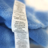 Tory Burch Tory Sport Tie Dye Hoodie Sweatshirt Blue Cotton Size Small