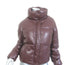 Apparis Jemma Faux Leather Puffer Jacket Cocoa Brown Size Medium NEW