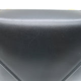 Bottega Veneta Mount Chain-Strap Small Envelope Bag Black Leather Crossbody
