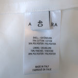 Altuzarra Lysandra Sequin Fringe Midi Dress Ivory Knit & White Poplin Size 40