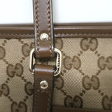 Gucci GG Supreme Medium Joy Tote Brown Monogram Canvas Crossbody Bag