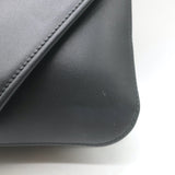 Bottega Veneta Mount Chain-Strap Small Envelope Bag Black Leather Crossbody