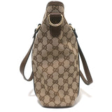Gucci GG Supreme Medium Joy Tote Brown Monogram Canvas Crossbody Bag