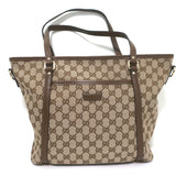 Gucci GG Supreme Medium Joy Tote Brown Monogram Canvas Crossbody Bag