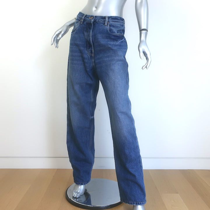 Prada Wide Leg Jeans Medium Wash Denim Size 28