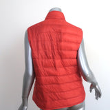 Moncler Liane Down Puffer Vest Red Size 4