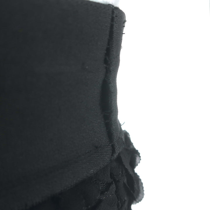 Maje Josino Flower-Embellished Tulle Maxi Skirt Black Size 34