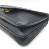 Bottega Veneta Mount Chain-Strap Small Envelope Bag Black Leather Crossbody