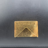 Bottega Veneta Mount Chain-Strap Small Envelope Bag Black Leather Crossbody