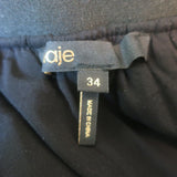 Maje Josino Flower-Embellished Tulle Maxi Skirt Black Size 34