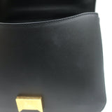 Bottega Veneta Mount Chain-Strap Small Envelope Bag Black Leather Crossbody