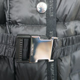 Moncler Oredon Belted Short Down Parka Black Size 3 Hooded Puffer Jacket