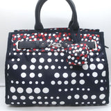 LeSportsac x Libertine Johnny Go Lightly Large Top-Handle Bag Navy Geometric NEW
