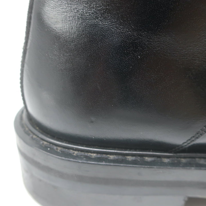 Saint Laurent William Double-Laced Combat Boots Black Leather Size 37