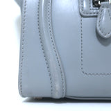 Celine Mini Luggage Tote Antique Blue Leather