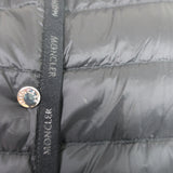 Moncler Oredon Belted Short Down Parka Black Size 3 Hooded Puffer Jacket