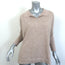 Tuckernuck Clayton Long Sleeve Polo Sweater Beige Knit Size Medium/Large NEW