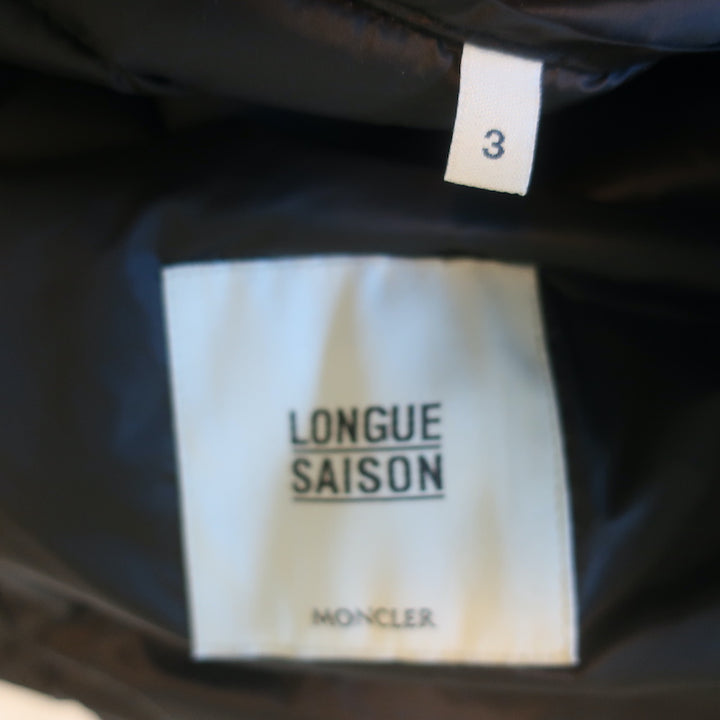 Moncler Oredon Belted Short Down Parka Black Size 3 Hooded Puffer Jacket
